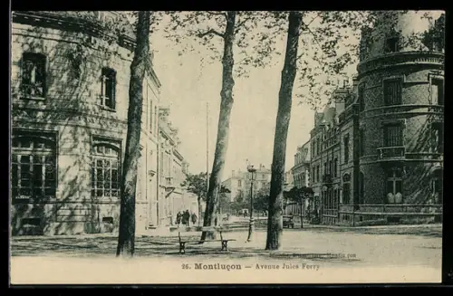 AK Montlucon, Avenue Jules Ferry