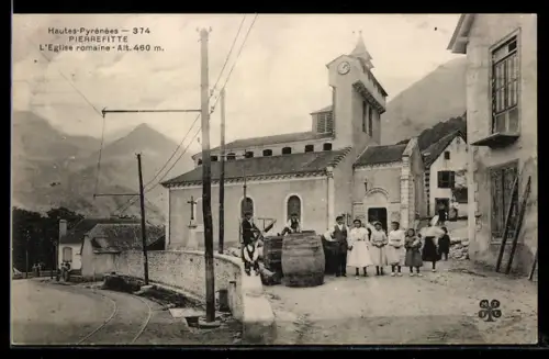 AK Pierrefitte /Hautes-Pyrénées, L`Eglise romaine