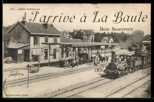 AK La Baule /Côte d`Amour, La Gare