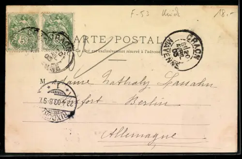 AK Craon, La Rue du Faubourg