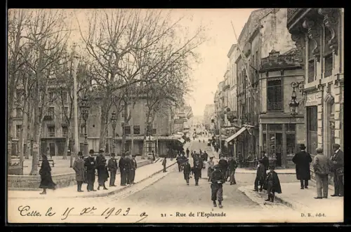 AK Cette, Rue de l`Esplanade