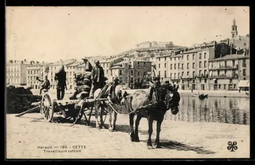 AK Cette /Hérault, Travailleurs cettois