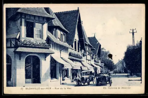 AK Blonville-sur-Mer, Rue de la Mer