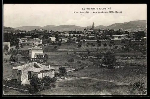 AK Vallon /Le Vivarais, Vue générale, Côté Ouest