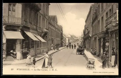 AK Wimereux, La Rue carnot
