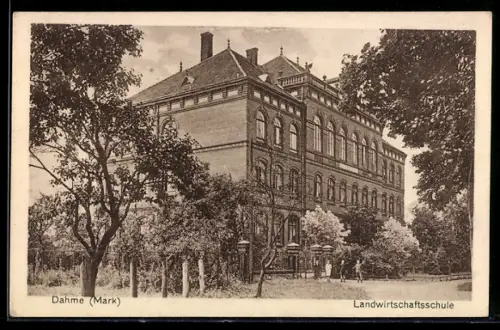 AK Dahme /Mark, Ansicht der Landwirtschaftsschule