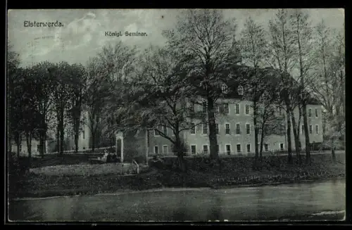 AK Elsterwerda, Königliches Seminar am Ufer