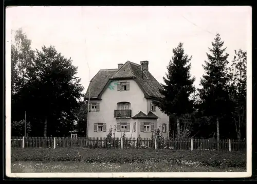 Foto-AK Deisenhofen, Blick auf Haus Baumgartner
