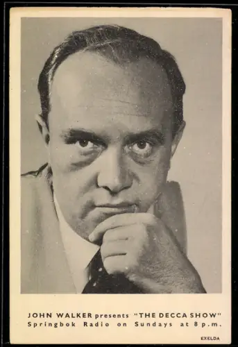 AK John Walker im Porträt, The Decca Show