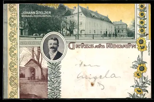 AK Rodaun, Johann Stelzer, Badhaus und Restaurant