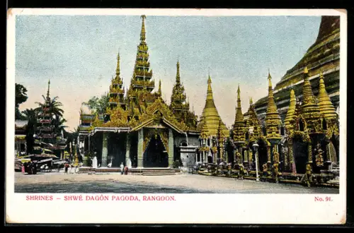 AK Rangoon, Shrines, Shwe Dagon Pagoda, Front