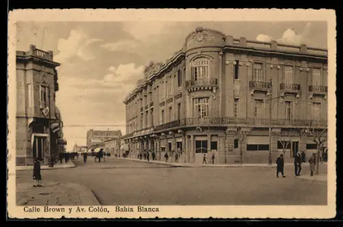 AK Bahia Blanca, Calle Brown y Av. Colon