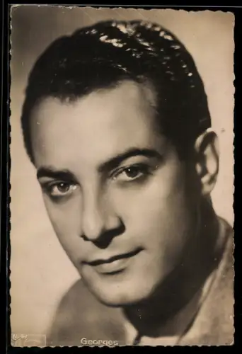 AK Schauspieler Georges Guètary mit eleganter Frisur