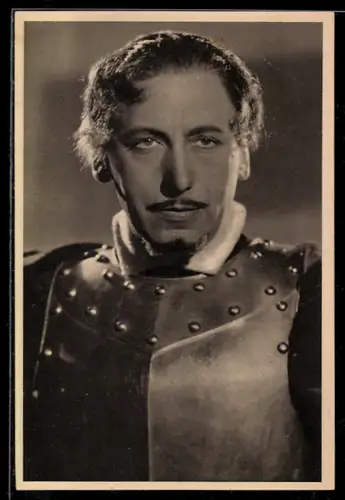 AK Schauspieler Willy Birgel als Lord Bothwell in dem Film Das Herz der Königin