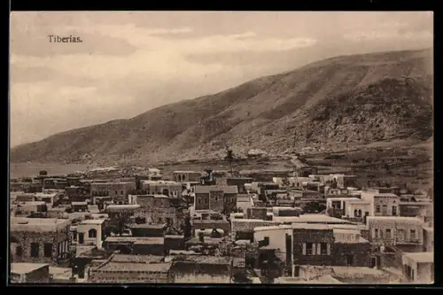 AK Tiberias, Teilansicht der Ortschaft