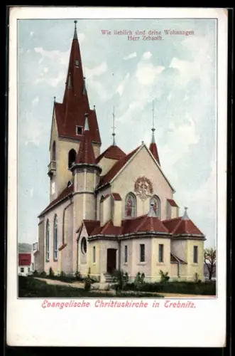 AK Trebnitz, Evangelische Christuskirche