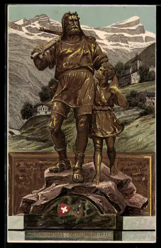 AK Denkmal von Wilhelm Tell