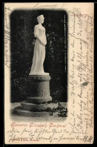 AK Salzburg, Kaiserin Elisabeth-Denkmal