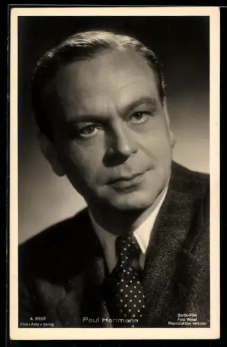 AK Schauspieler Paul Hartmann, von vorn portraitiert