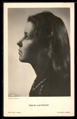 AK Schauspielerin Maria Landrock, Profil