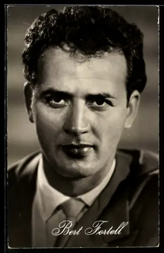 AK Schauspieler Bert Fortell im Jackett