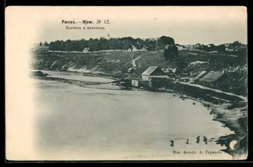 AK Rschew, Staudamm und Mühle