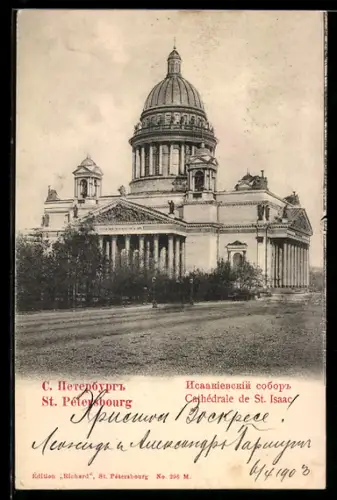 AK St. Petersburg, Ansicht der Isaak-Kathedrale