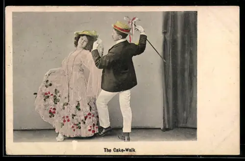 AK Paar beim Tanz, The Cake-Walk