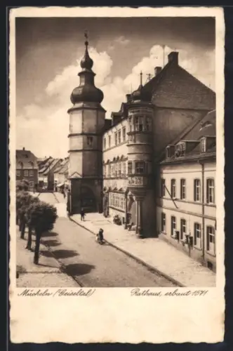 AK Mücheln /Geiseltal, Rathaus erbaut 1571