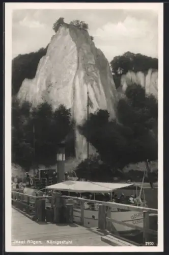 AK Königsstuhl /Rügen, Schiffsanleger