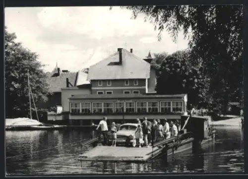 AK Caputh, Autofähre, Restaurant am Wasser