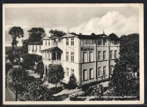 AK Göhren, FDGB-Ferienheim Waldhotel