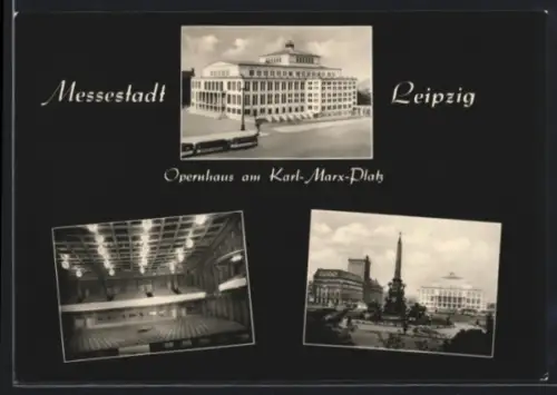 AK Leipzig, Opernhaus am Karl-Marx-Platz, Innenansicht