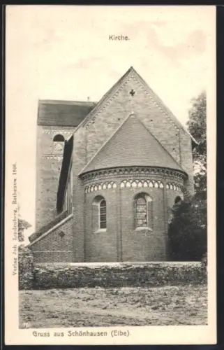 AK Schönhausen /Elbe, Kirche