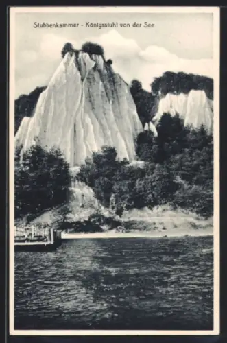 AK Stubbenkammer, Königsstuhl von der See