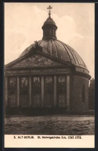 AK Alt-Berlin, St. Hedwigskirche in der Behrenstrasse
