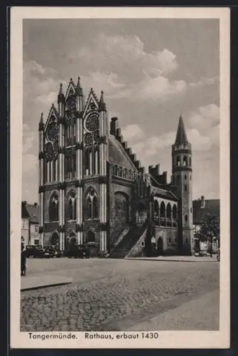 AK Tangermünde, Rathaus erbaut 1430