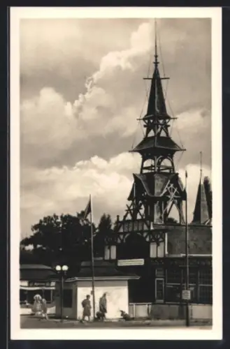 AK Heringsdorf, Eingang zur Wandelhalle