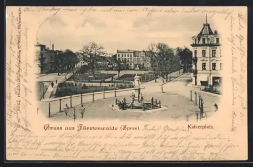 AK Fürstenwalde /Spree, Kaiserplatz