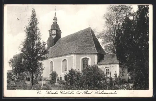 AK Cröbeln bei Bad Liebenwerda, Evangelische Kirche