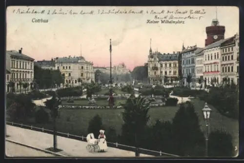AK Cottbus, Kaiser Wilhelmplatz