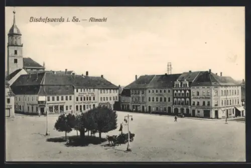 AK Bischofswerda i. Sa., Altmarkt