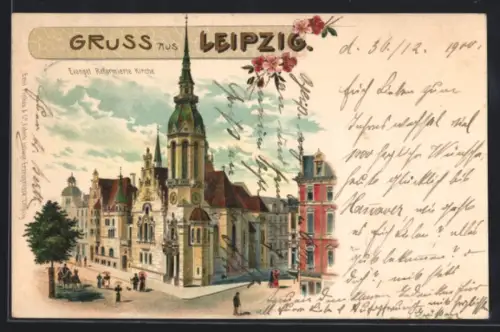 Lithographie Leipzig, Evangelisch Reformierte Kirche