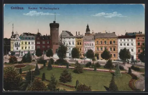AK Cottbus, Kaiser Wilhelmplatz