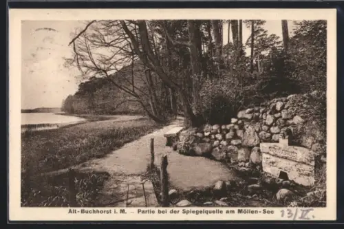 AK Buchhorst i. M., Partie bei der Spiegelquelle am Möllen-See