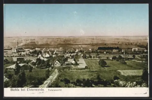 AK Biehla bei Elsterwerda, Totalansicht
