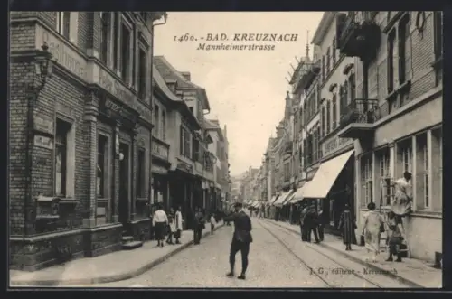 AK Bad Kreuznach, Mannheimer Strasse