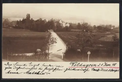AK Voldagsen / Leine, Totalansicht mit Umgebung