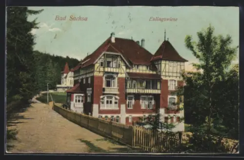 AK Bad Sachsa, Hotel Eulingswiese mit Umgebung