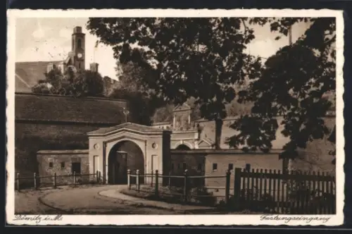 AK Dömitz i. M., Partie beim Festungseingang